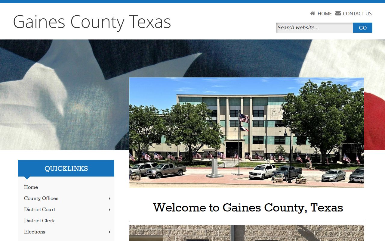 Gaines County criminal history government records gateway